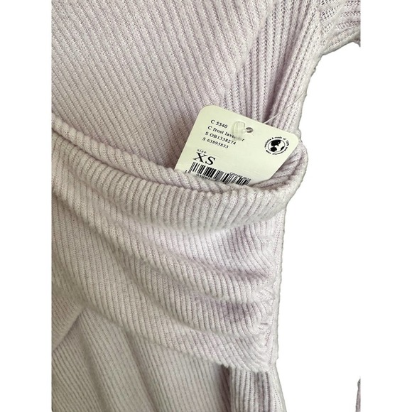 Free People Marley Off the Shoulder Long-Sleeve Rib Top NWT‎ - Picture 8 of 10